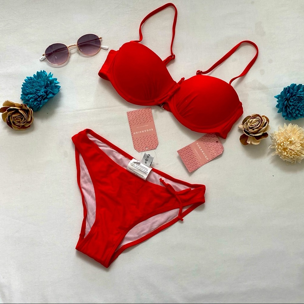 2 PIECES BIKINI SWIMSUIT‎